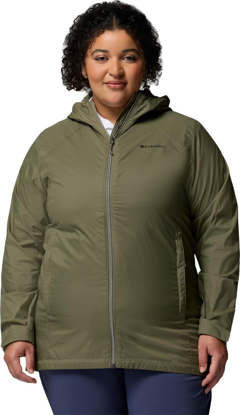 Switchback II Lined Long Jacket, Extended - Womens - stone green 1