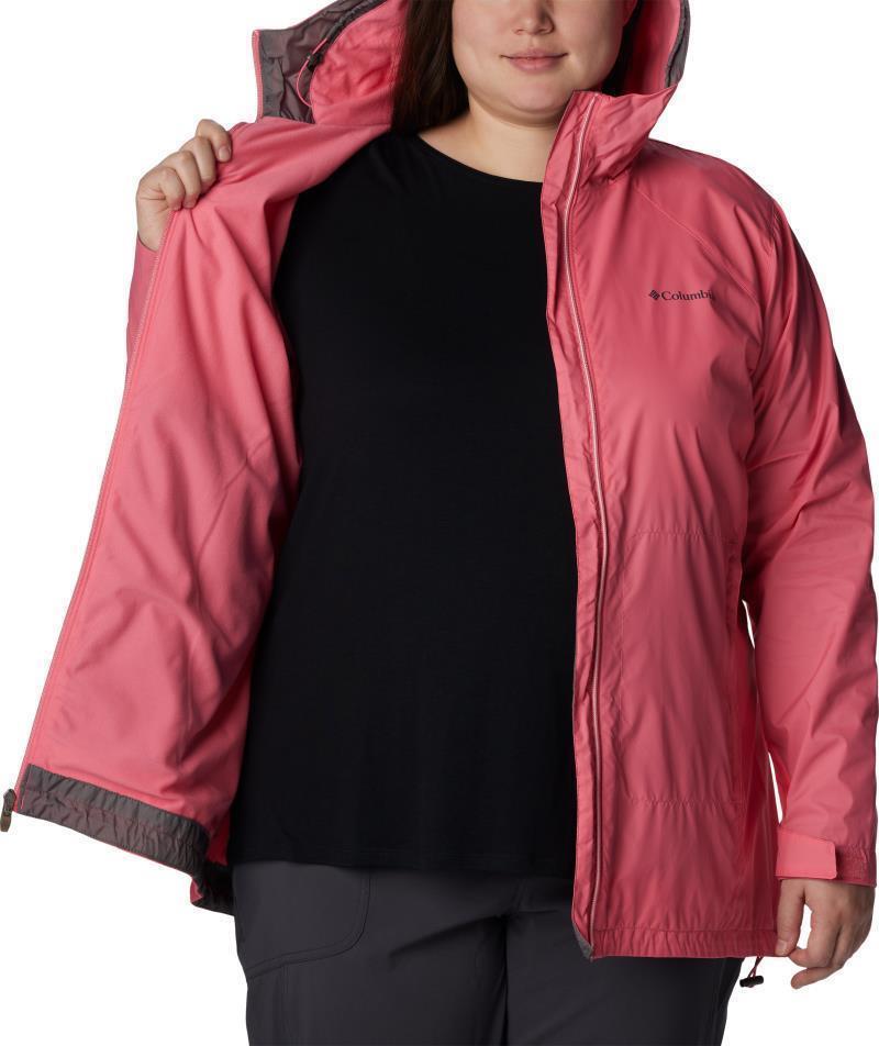 Switchback Lined Long Jacket, Extended - Womens - Camellia Rose 4