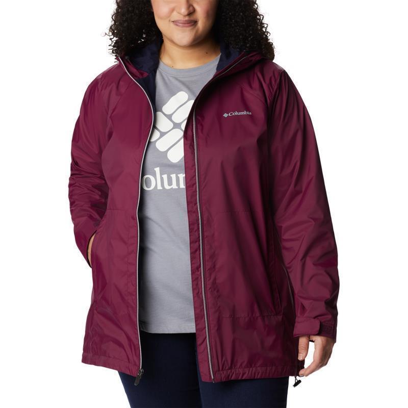 Switchback Lined Long Jacket, Extended - Womens - Marionberry 4