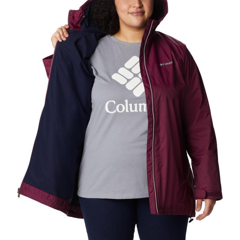 Switchback Lined Long Jacket, Extended - Womens - Marionberry 5