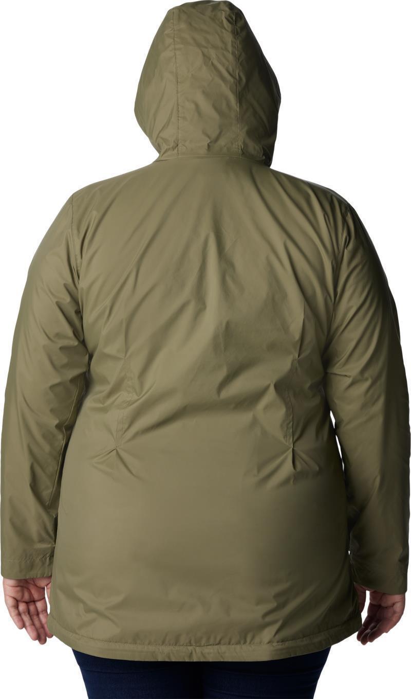 Switchback Lined Long Jacket, Extended - Womens - Stone Green 2