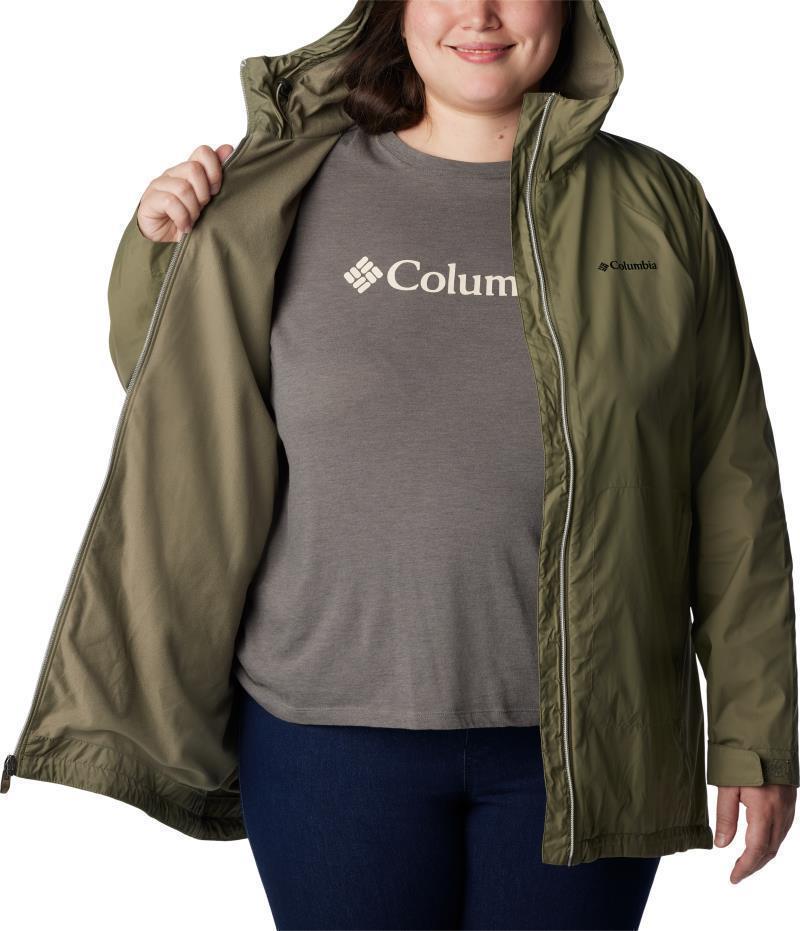 Switchback Lined Long Jacket, Extended - Womens - Stone Green 4