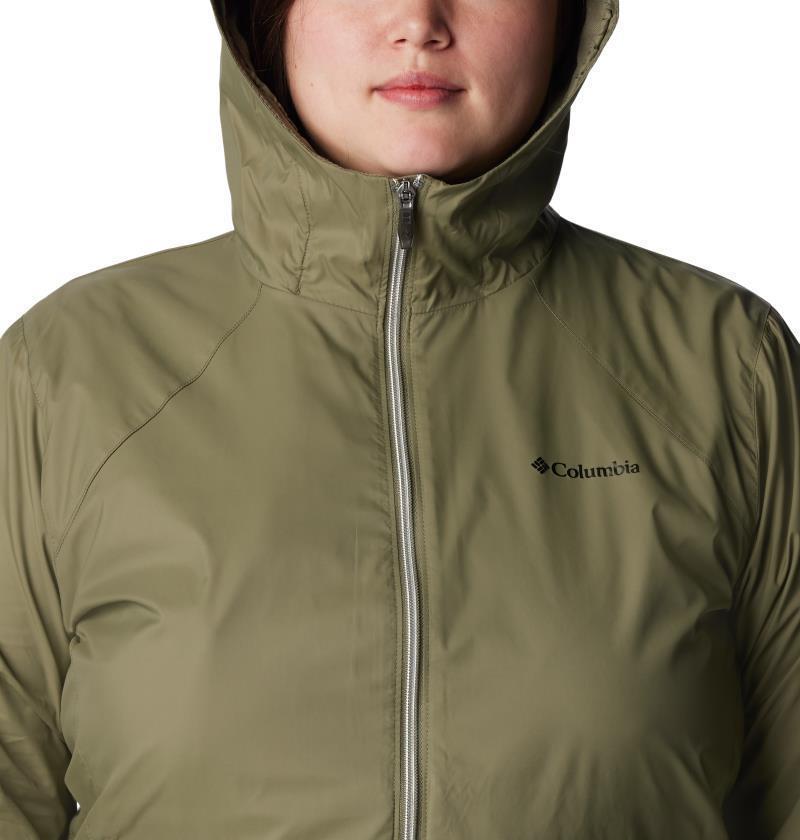 Switchback Lined Long Jacket, Extended - Womens - Stone Green 6
