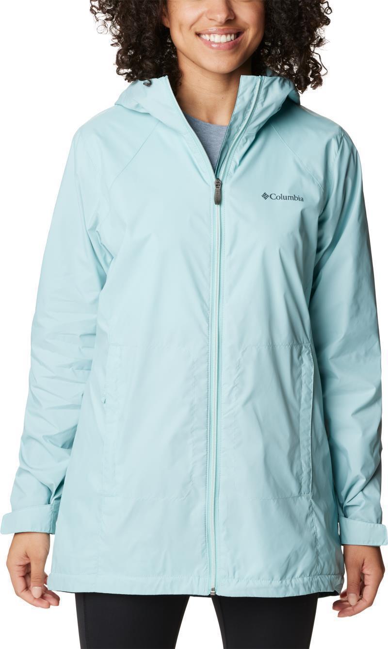 Switchback Lined Long Jacket - Womens - Aqua Haze 1