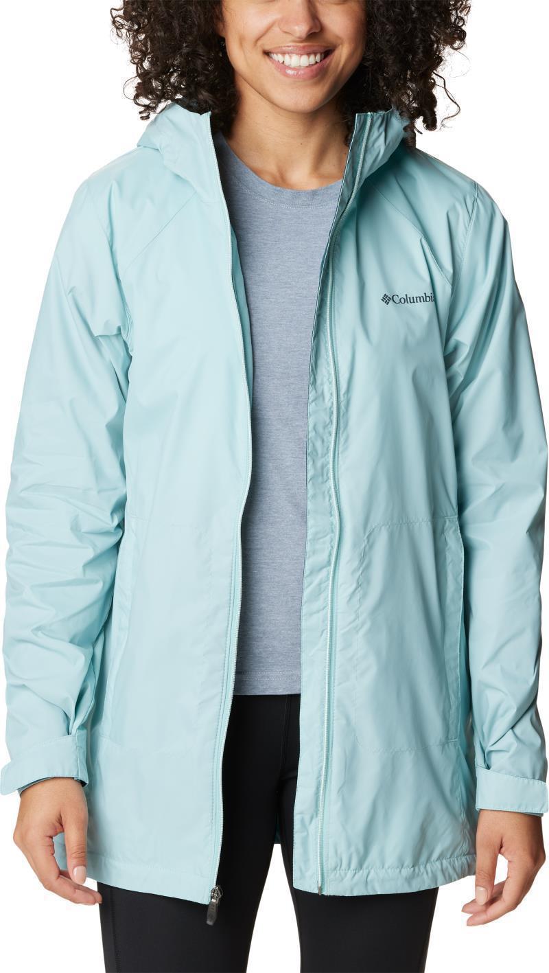 Switchback Lined Long Jacket - Womens - Aqua Haze 3