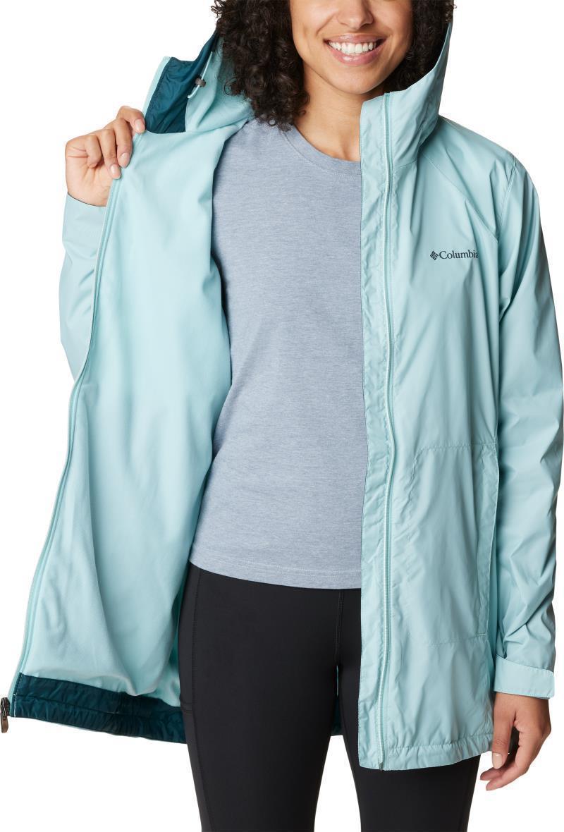 Switchback Lined Long Jacket - Womens - Aqua Haze 4