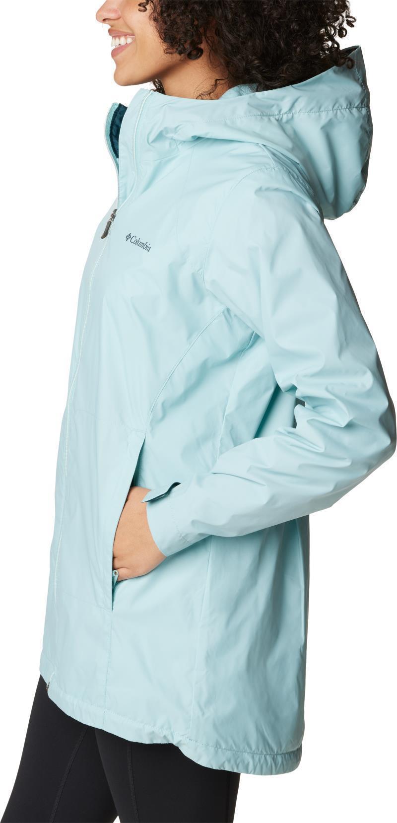 Switchback Lined Long Jacket - Womens - Aqua Haze 5