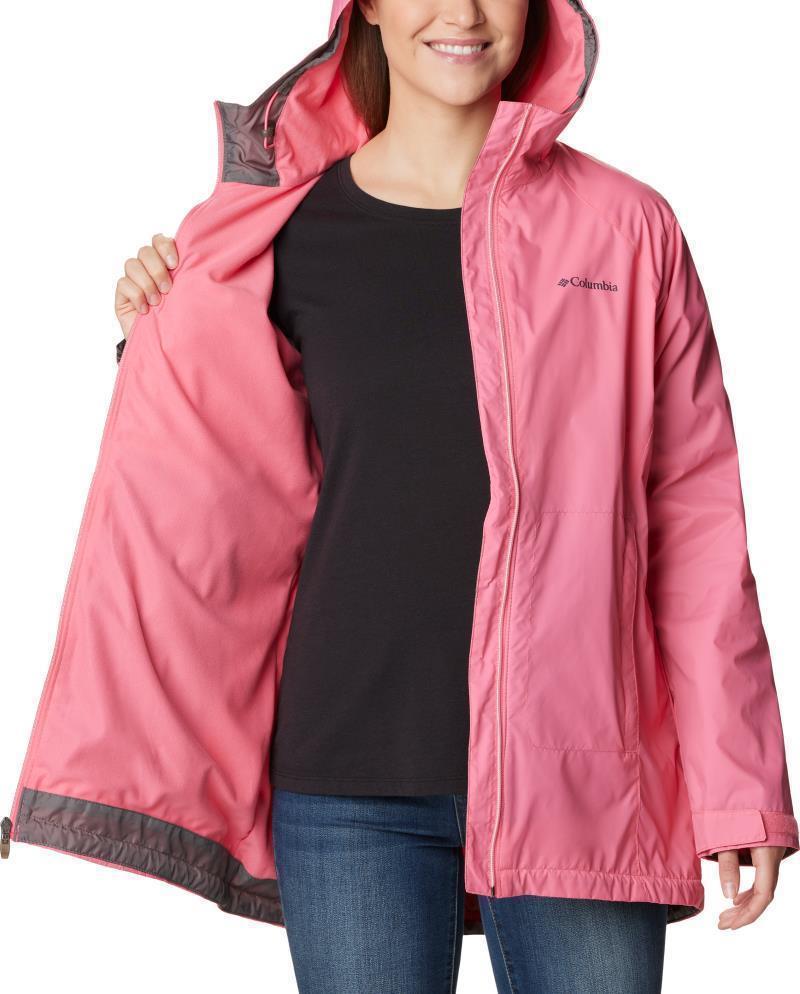 Switchback Lined Long Jacket - Womens - Camellia Rose 5