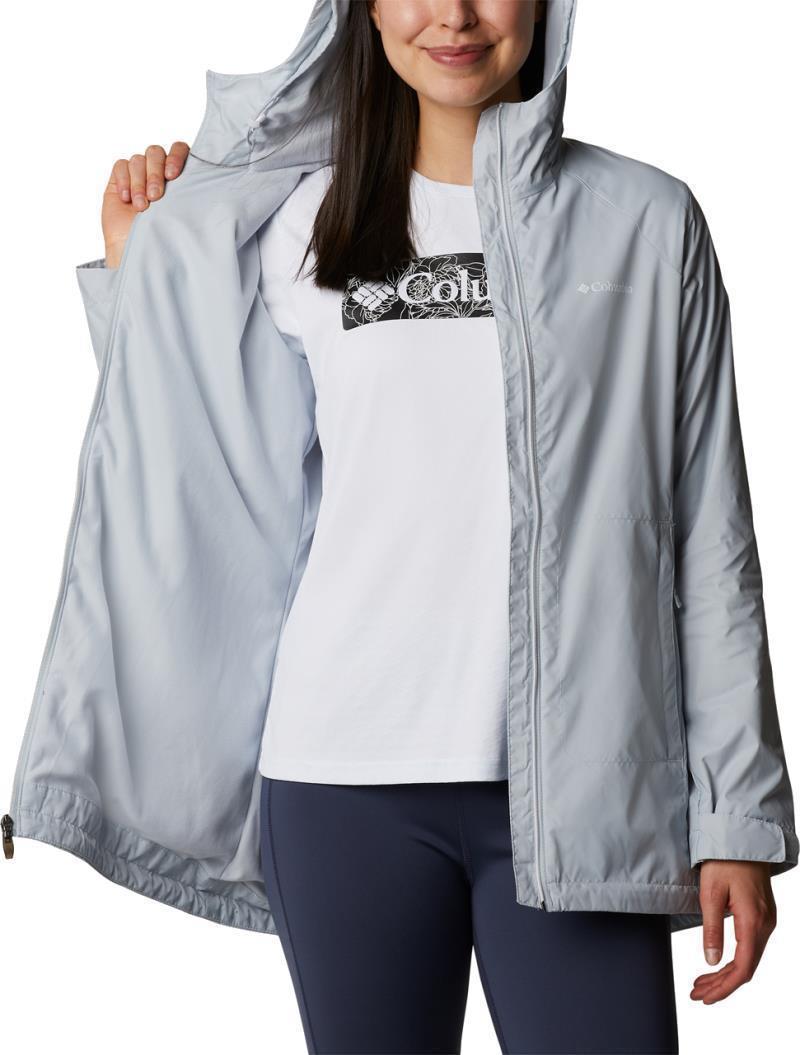 Switchback Lined Long Jacket - Womens - Cirrus Grey 4