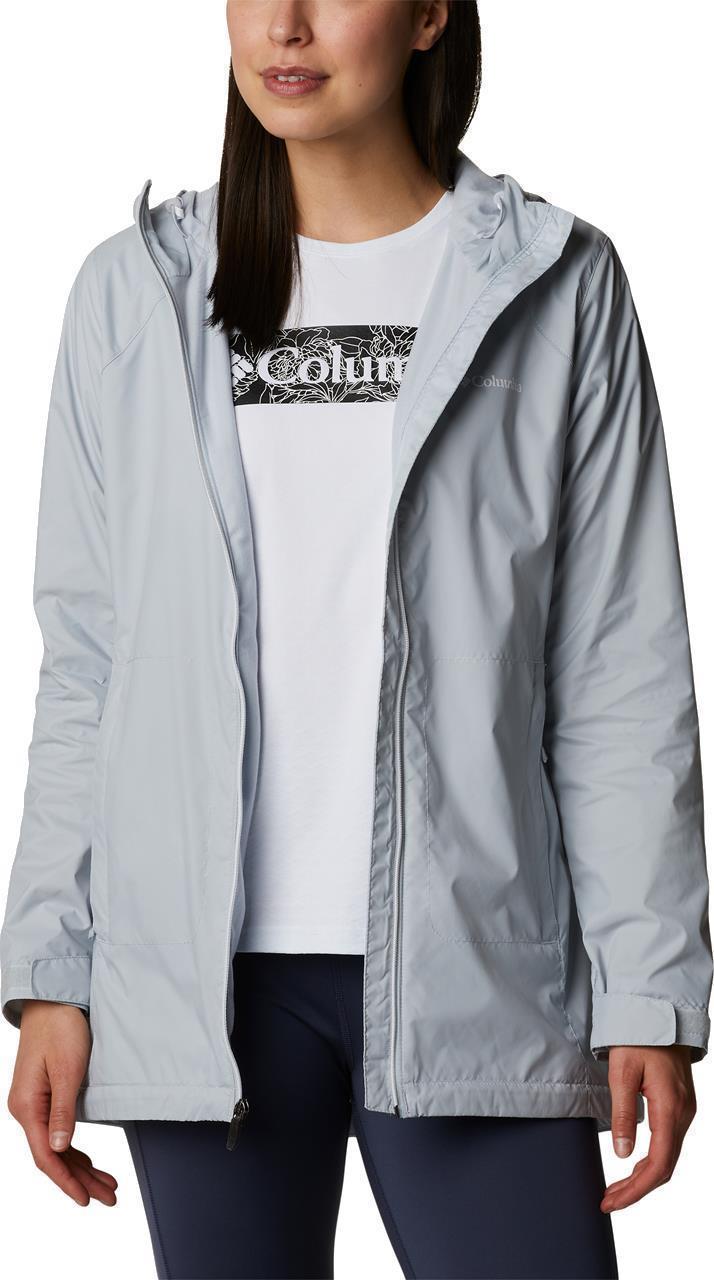 Switchback Lined Long Jacket - Womens - Cirrus Grey 5