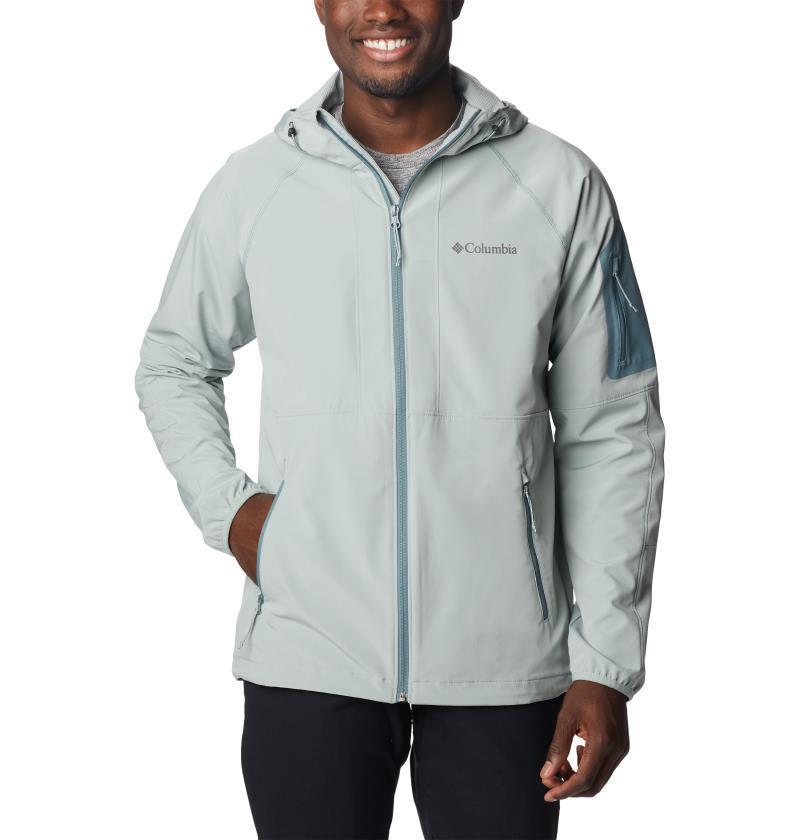 Tall Heights Hooded Softshell - Mens - Niagara 1