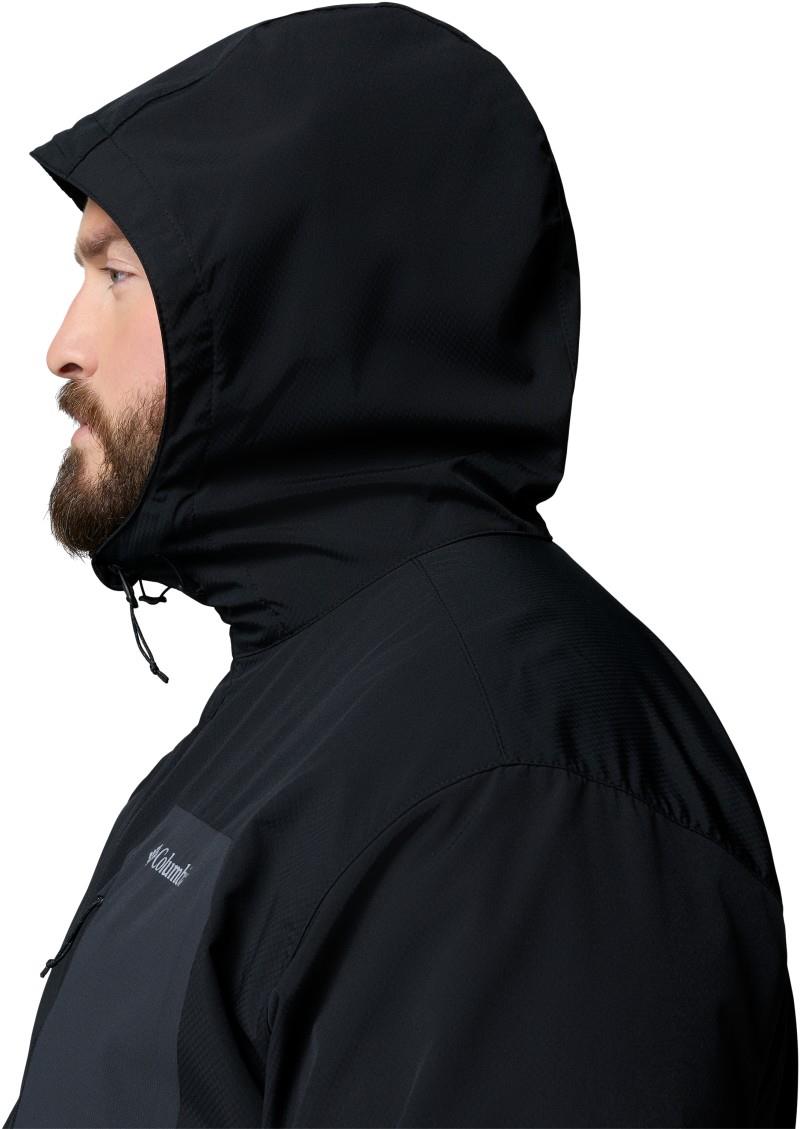 Tall Heights III Hooded Softshell, Extended - Mens - black 1