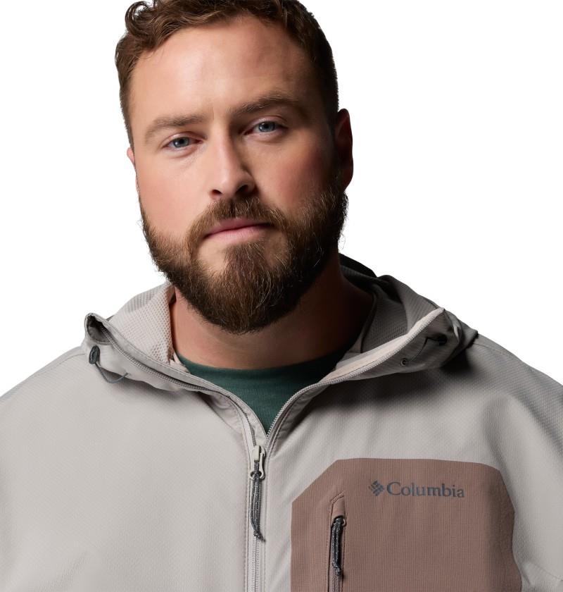 Tall Heights III Hooded Softshell, Extended - Mens - flint grey / iron 1