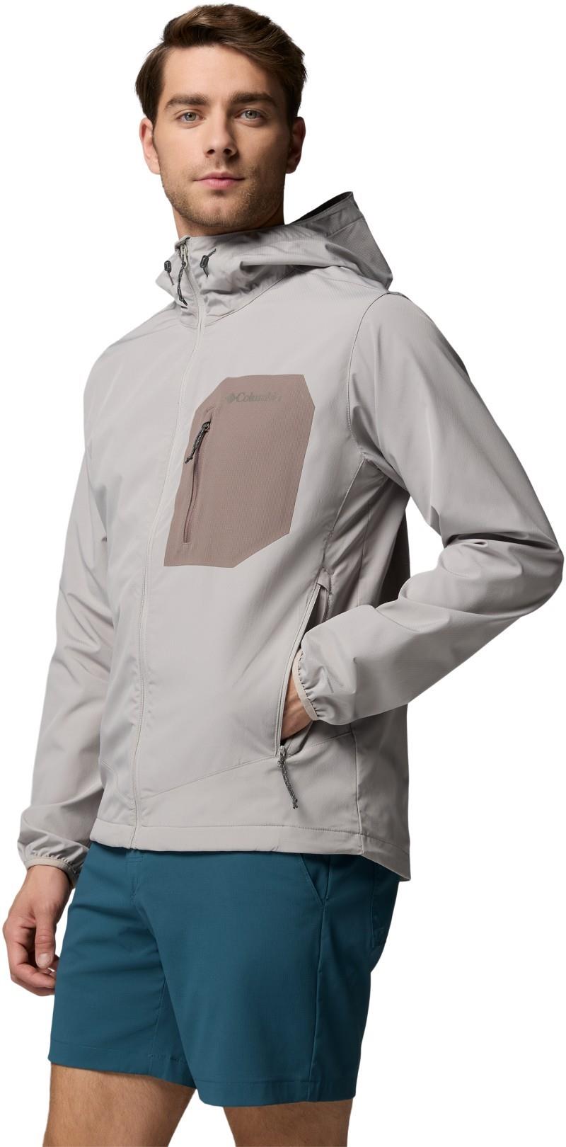 Tall Heights III Hooded Softshell, Tall - Mens - flint grey / iron 1