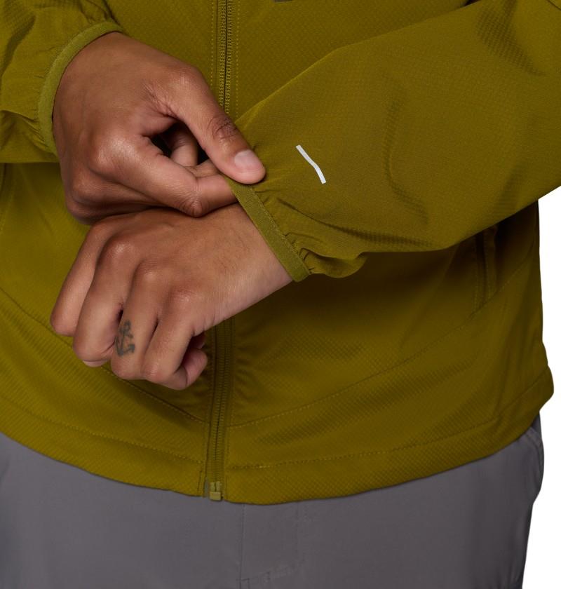 Tall Heights III Hooded Softshell, Tall - Mens - mossy green / greenscape 1