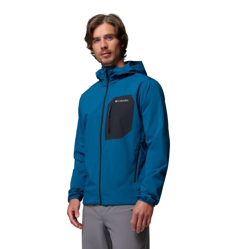 Tall Heights III Hooded Softshell, Tall - Mens - phoenix blue / black 1