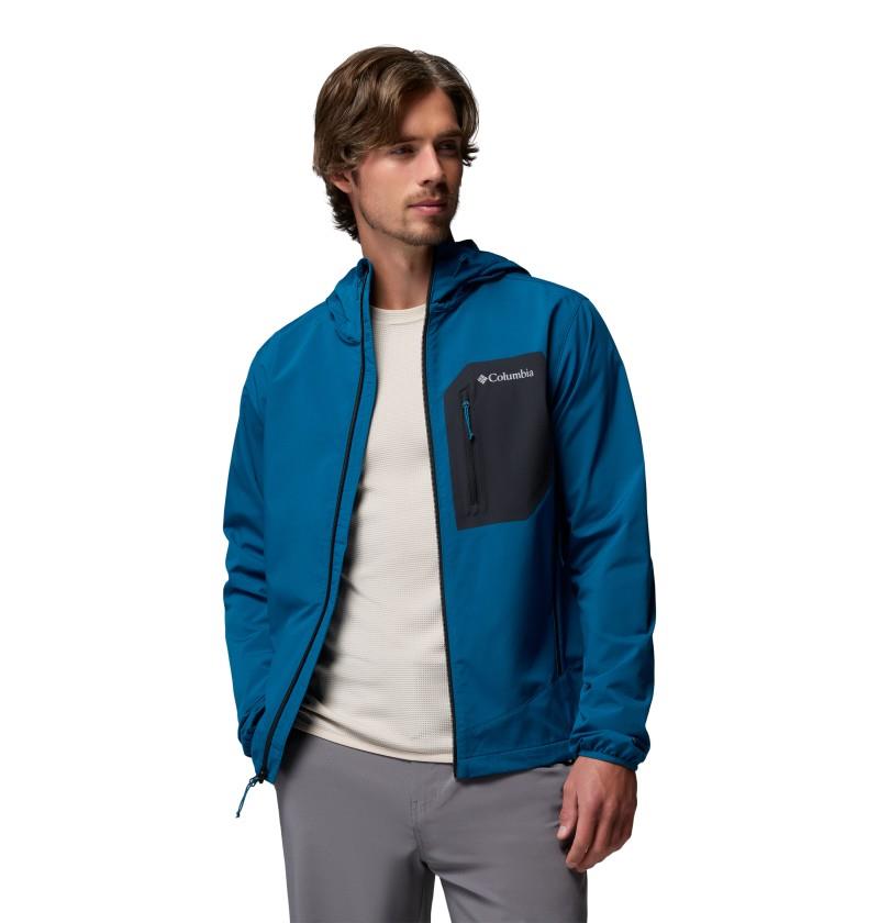 Tall Heights III Hooded Softshell, Tall - Mens - phoenix blue / black 1