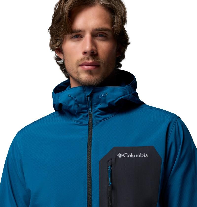 Tall Heights III Hooded Softshell, Tall - Mens - phoenix blue / black 1
