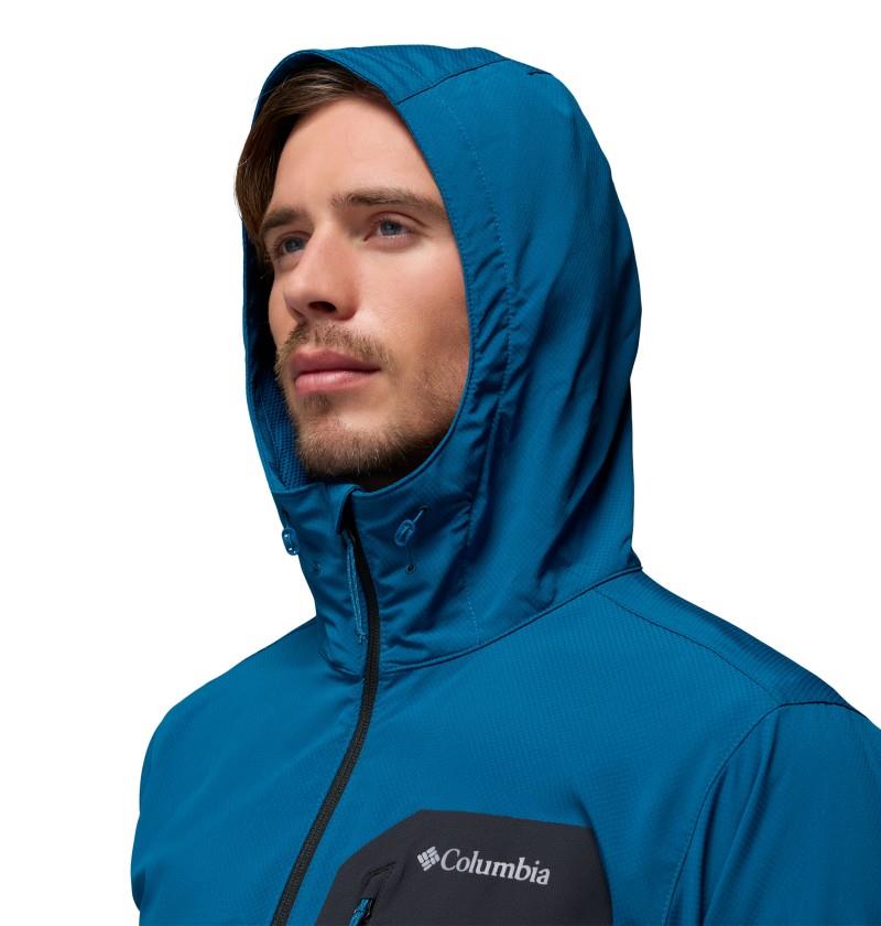 Tall Heights III Hooded Softshell, Tall - Mens - phoenix blue / black 1