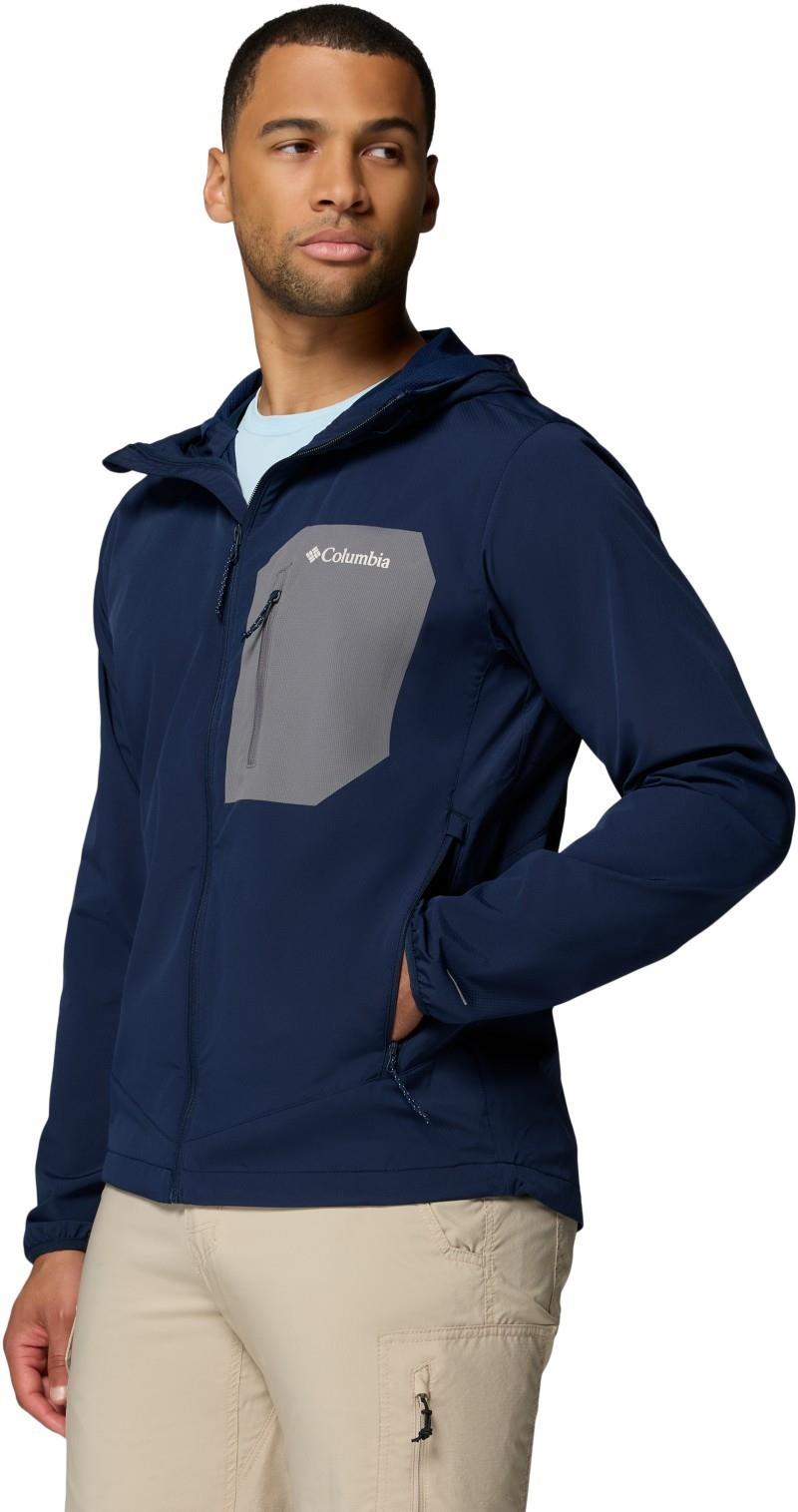 Tall Heights III Hooded Softshell - Mens - collegiate navy / city grey 1