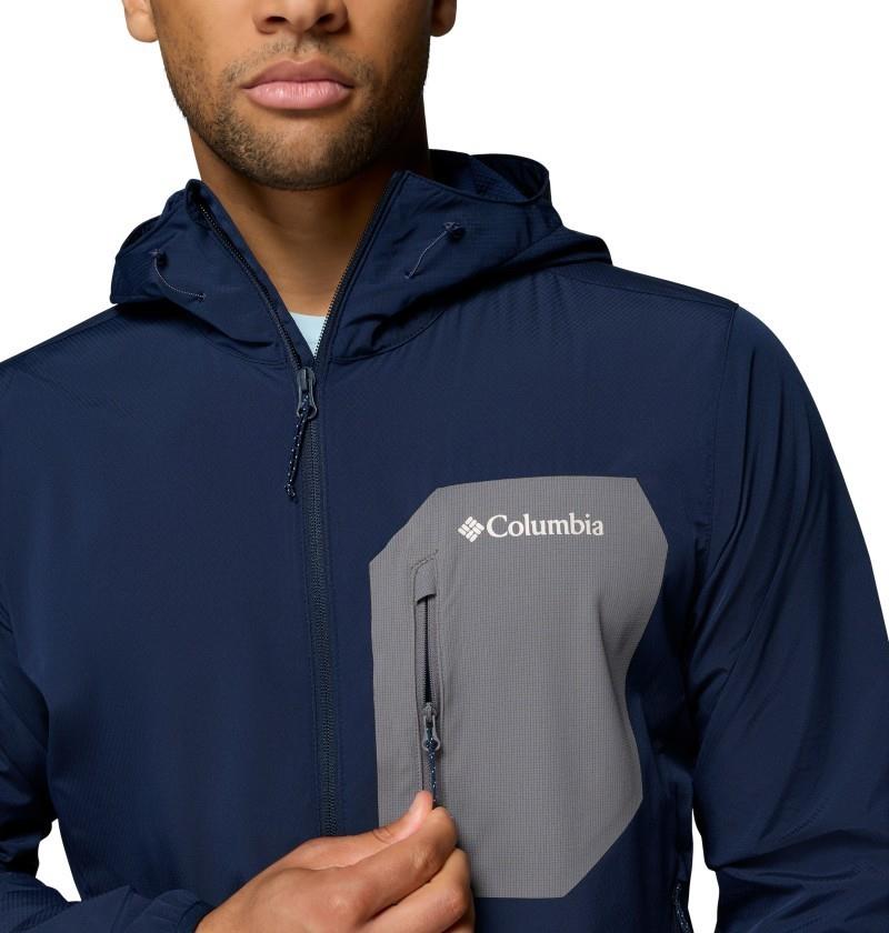 Tall Heights III Hooded Softshell - Mens - collegiate navy / city grey 1