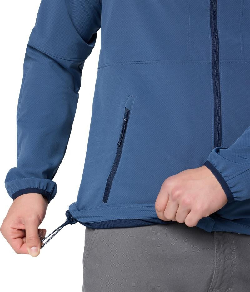 Tall Heights II Hooded Softshell - Mens - dark mountain 1