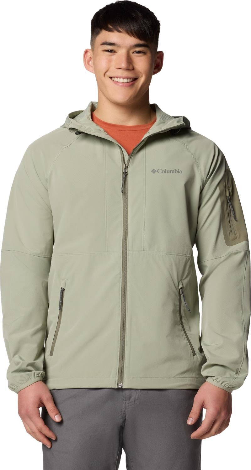 Tall Heights II Hooded Softshell - Mens - safari 1