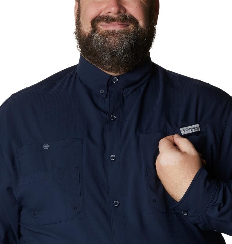 Tamiami II LS Shirt, Extended - Mens - collegiate navy 1