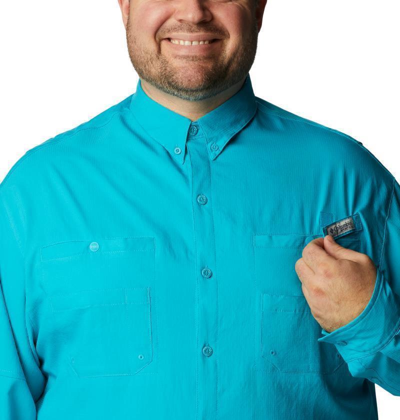Tamiami II LS Shirt, Extended - Mens - ocean teal 1