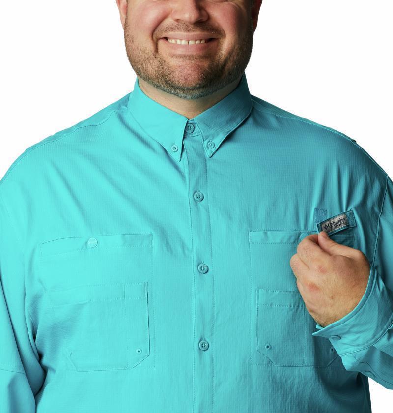 Tamiami II LS Shirt, Extended - Mens - ocean teal 1