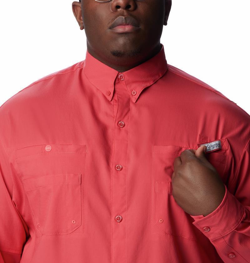Tamiami II LS Shirt, Extended - Mens - sunset red 1