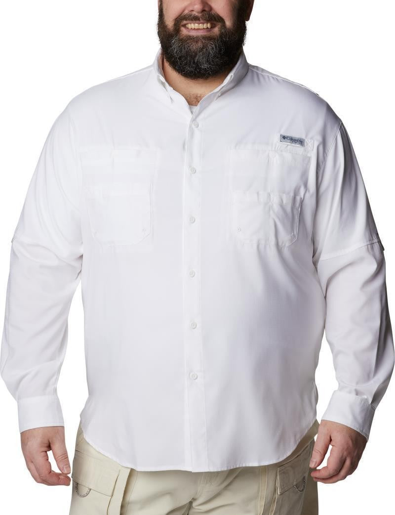 Tamiami II LS Shirt, Extended - Mens - white 1
