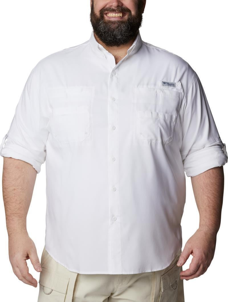 Tamiami II LS Shirt, Extended - Mens - white 1