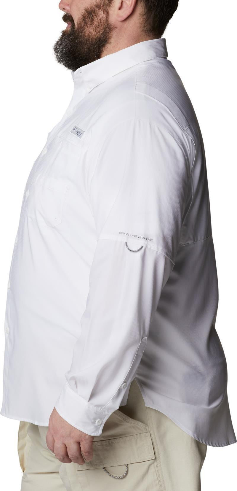 Tamiami II LS Shirt, Extended - Mens - white 1