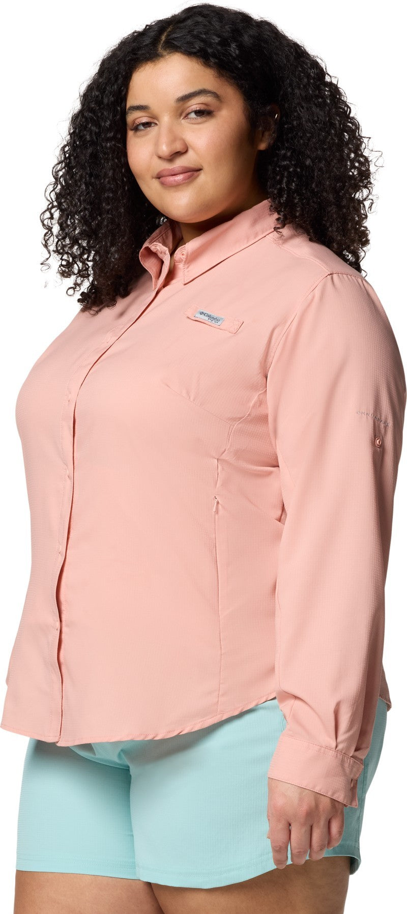 Tamiami II LS Shirt, Extended - Womens - faux pink 1