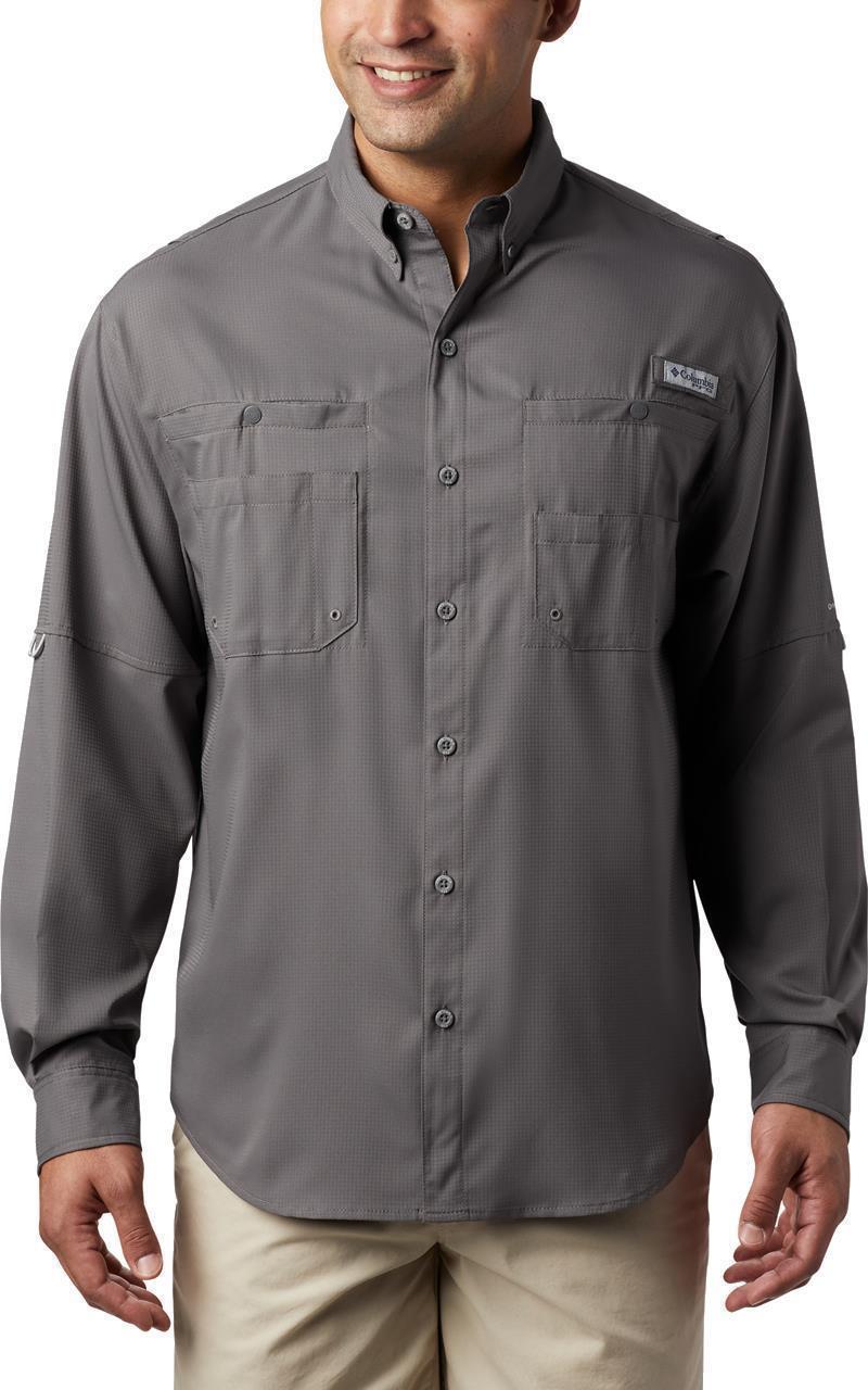 Tamiami II LS Shirt, Tall - Mens - City Grey 1