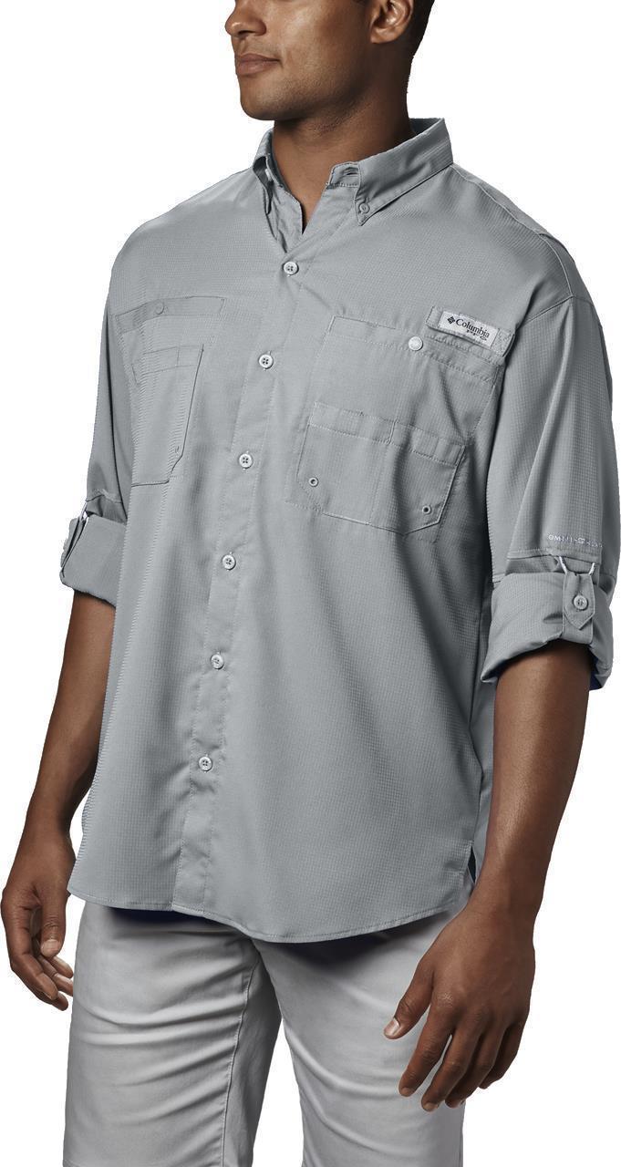 Tamiami II LS Shirt, Tall - Mens - Cool Grey 4