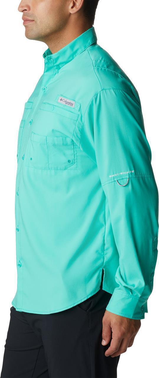Tamiami II LS Shirt, Tall - Mens - Electric Turquoise 4