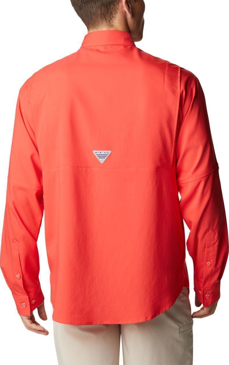 Tamiami II LS Shirt, Tall - Mens - Red Hibiscus 2