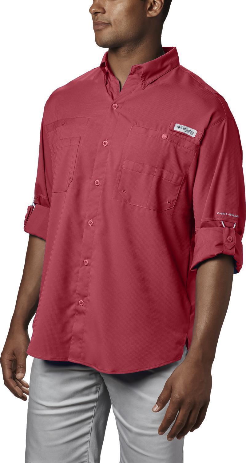Tamiami II LS Shirt, Tall - Mens - Sunset Red 2