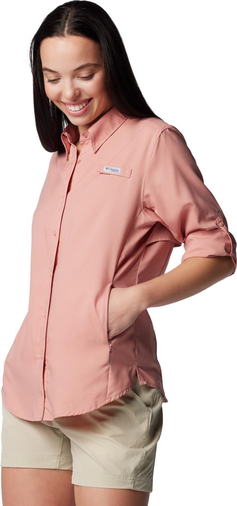 Tamiami II LS Shirt - Womens - Sandalwood Pink 3