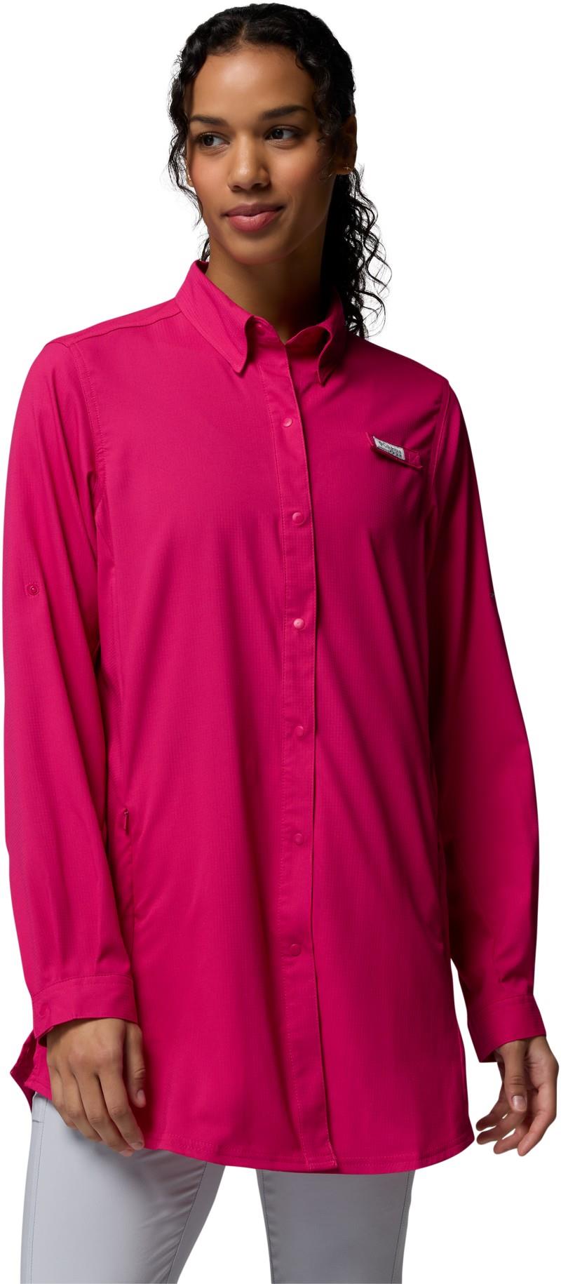 Tamiami LS Tunic - Womens - guava pink 1
