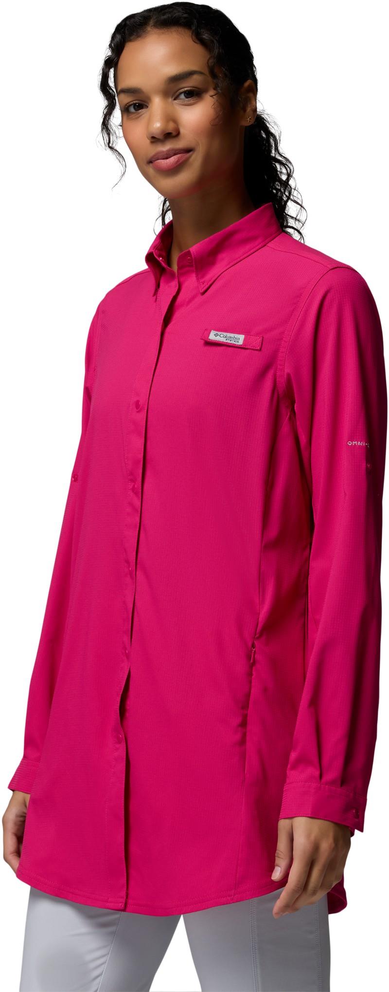 Tamiami LS Tunic - Womens - guava pink 1