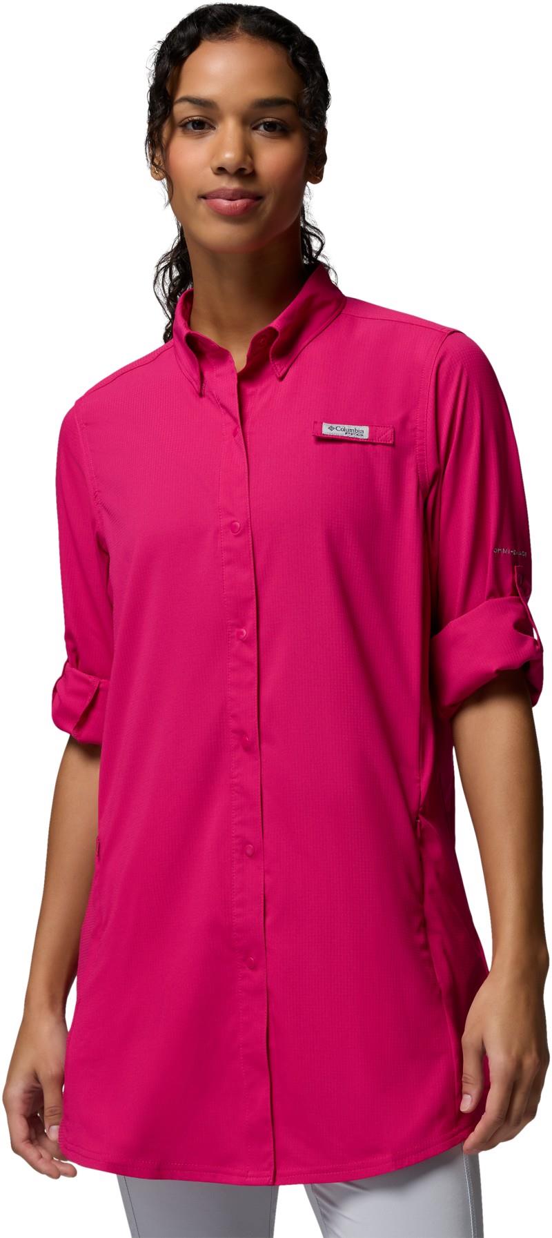 Tamiami LS Tunic - Womens - guava pink 1