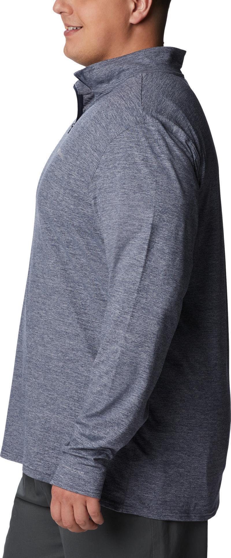 Tech Trail 1/4 Zip - Big - Mens - Collegiate Navy Heather 3