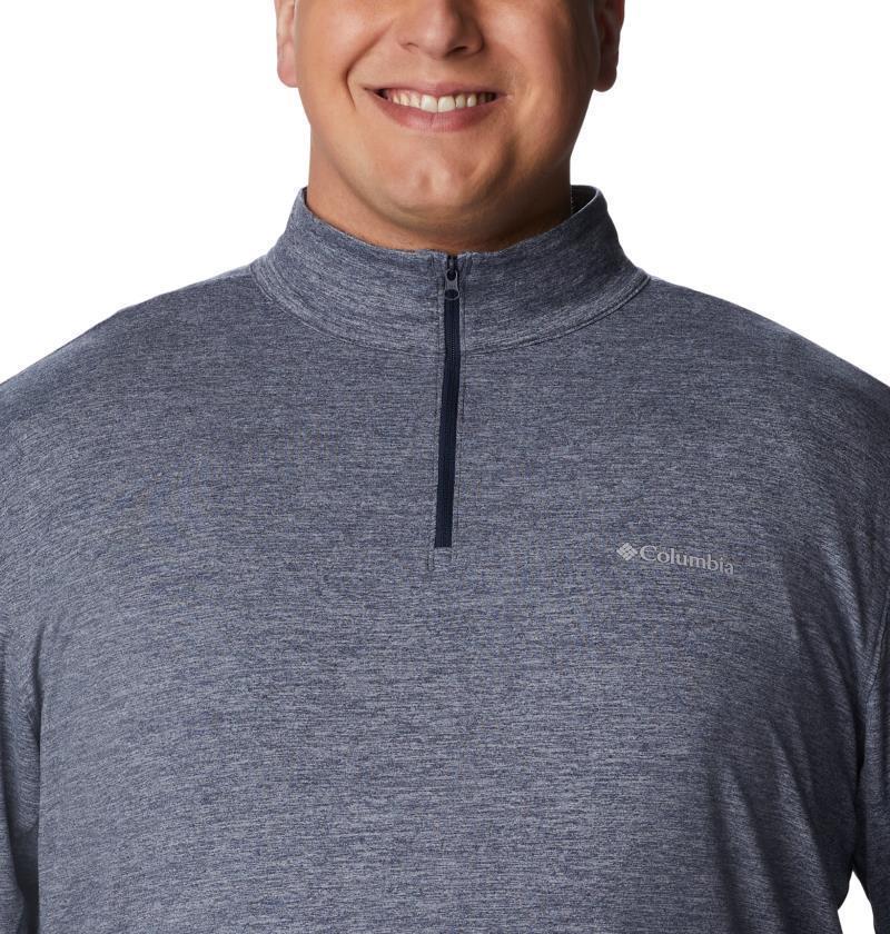 Tech Trail 1/4 Zip - Big - Mens - Collegiate Navy Heather 4