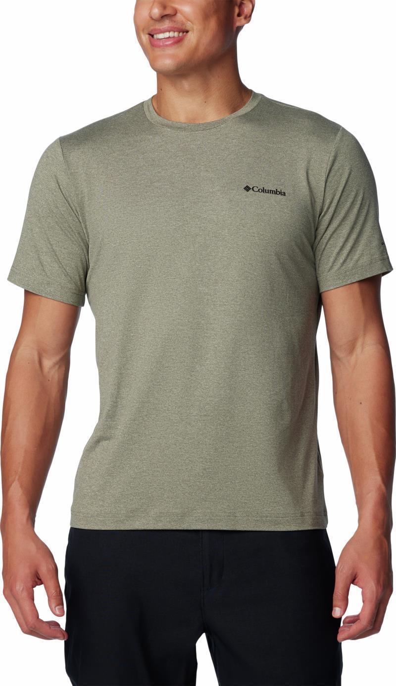 Tech Trail Crew Neck II, Tall - Mens - Stone Green Heather 1