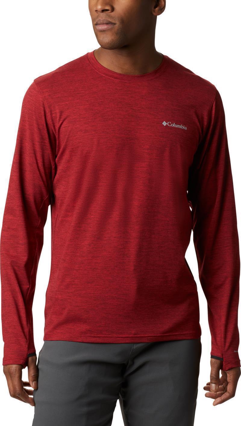 Tech Trail LS Crew II - Mens - mountain red heather 1