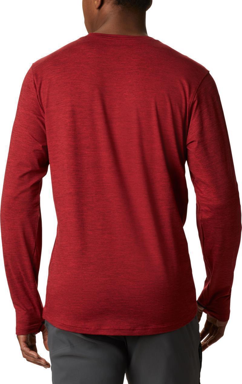 Tech Trail LS Crew II - Mens - mountain red heather 1