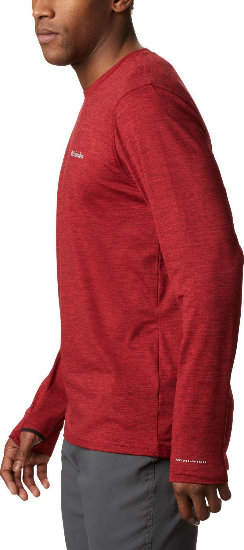 Tech Trail LS Crew II - Mens - mountain red heather 1
